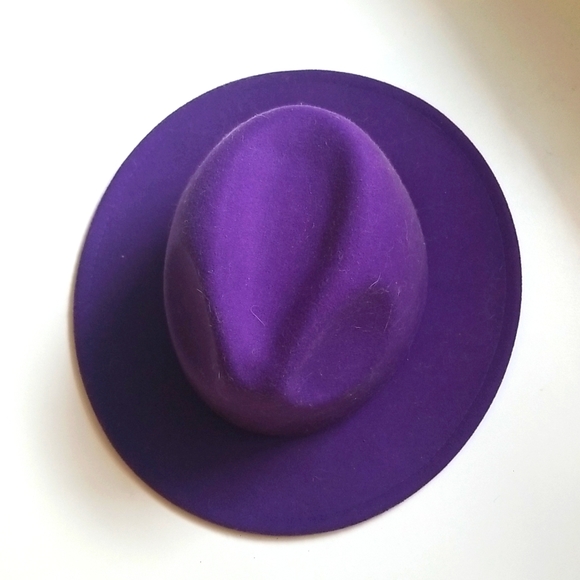Purple Fedora Hat - Picture 2 of 4